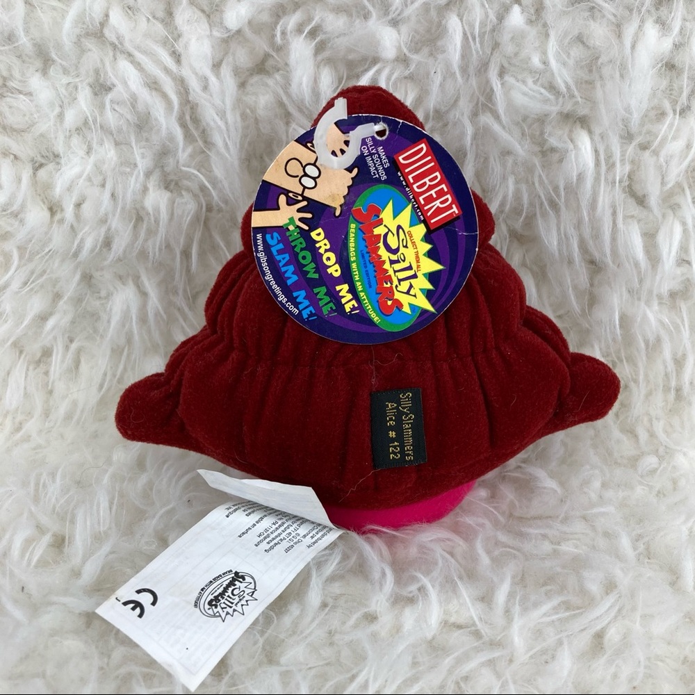 Dilbert Silly Slammers Alice Beanbags with an Attitude Plush Stuffed Toy 5” - Picture 3 of 10